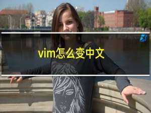 vim怎么变中文