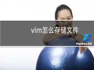 vim怎么存储文件