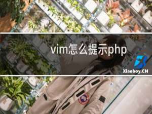 vim怎么提示php