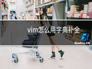 vim怎么用字典补全