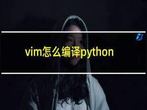 vim怎么编译python