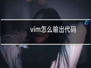 vim怎么输出代码