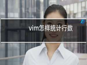 vim怎样统计行数