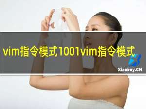 vim指令模式1001vim指令模式