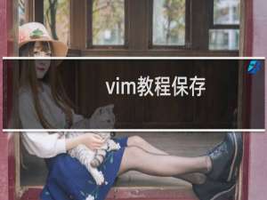 vim教程保存