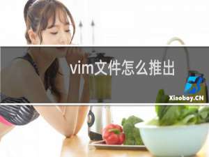 vim文件怎么推出