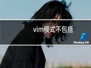 vim模式不包括