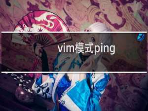 vim模式ping