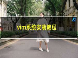 vim系统安装教程