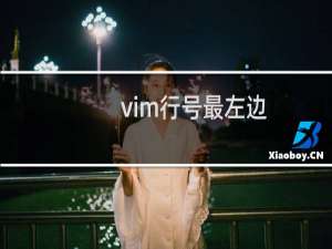 vim行号最左边