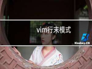 vim行末模式