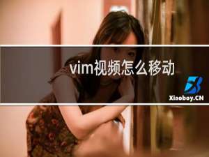 vim视频怎么移动