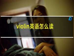 violin英语怎么读音