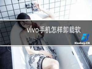 vivo手机怎样卸载软件