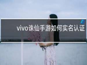 vivo诛仙手游如何实名认证