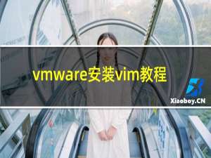 vmware安装vim教程