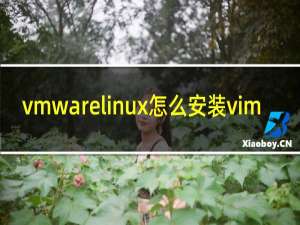 vmwarelinux怎么安装vim