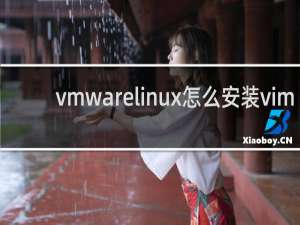 vmwarelinux怎么安装vim