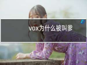 vox为什么被叫爹 vox叫daddy什么梗