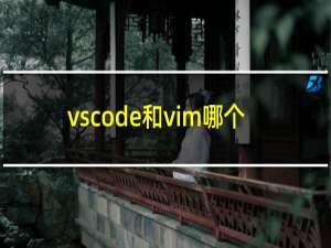 vscode和vim哪个