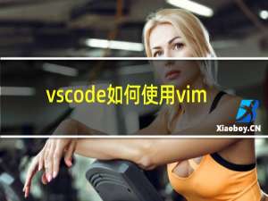 vscode如何使用vim