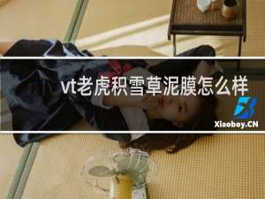 vt老虎积雪草泥膜怎么样