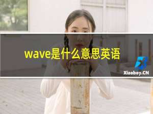 wave是什么意思英语
