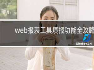 web报表工具填报功能全攻略