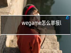 wegame怎么举报lol