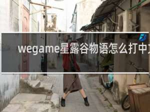 wegame星露谷物语怎么打中文