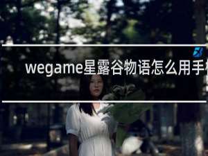 wegame星露谷物语怎么用手柄