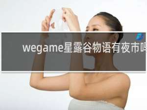 wegame星露谷物语有夜市吗