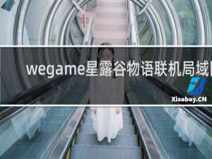 wegame星露谷物语联机局域网