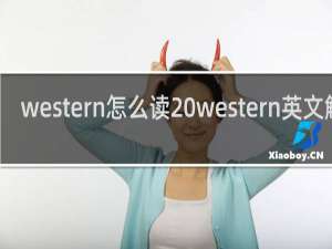 western怎么读 western英文解释