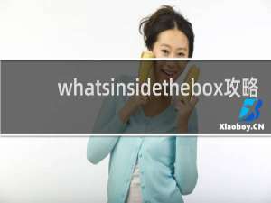 whatsinsidethebox攻略