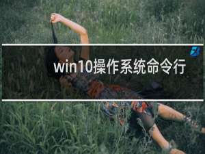 win10操作系统命令行
