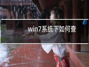 win7系统下如何查看本地ip地址.网卡物理地址的方法