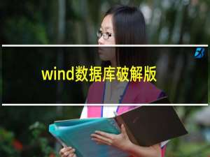 wind数据库破解版