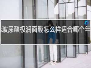 wis玻尿酸极润面膜怎么样适合哪个年龄阶段用