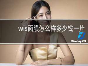 wis面膜怎么样多少钱一片