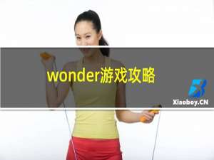 wonder游戏攻略