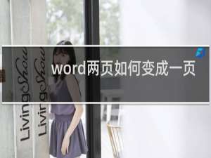 word两页如何变成一页