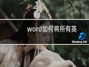 word如何将所有英文字母变成斜体（如何把word里面的字母都替换成斜体）