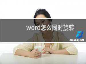 word怎么同时旋转表格和文字?