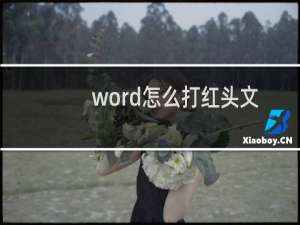 word怎么打红头文件（word红头文件怎么排版）