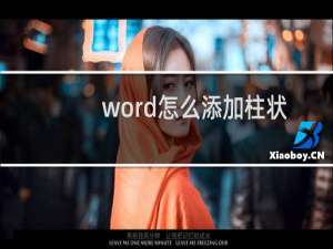 word怎么添加柱状图呢?