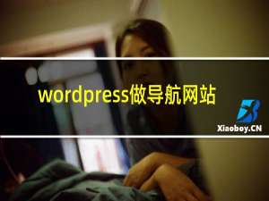 wordpress做导航网站