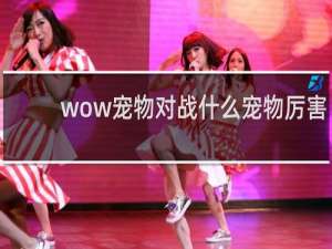 wow宠物对战什么宠物厉害