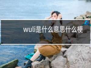 wuli是什么意思什么梗