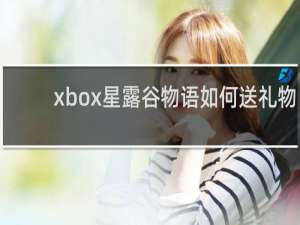 xbox星露谷物语如何送礼物
